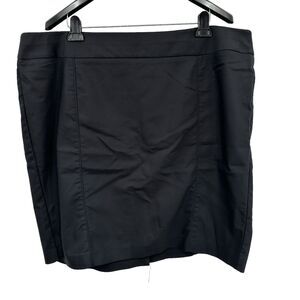 Lane Bryant Skirt Plus Size 26 4X Women's Black Pencil Above Knee Stretch Career
